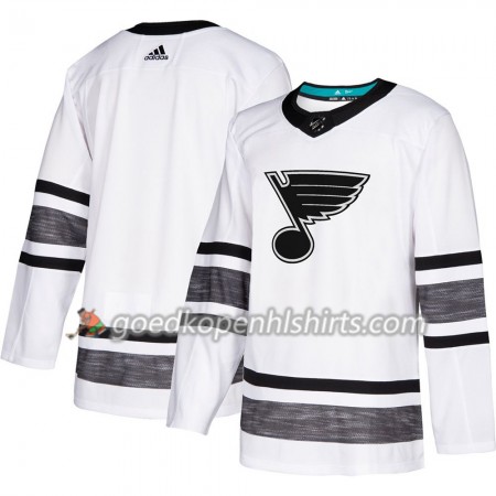 St. Louis Blues Blank 2019 All-Star Adidas Wit Authentic Shirt - Mannen